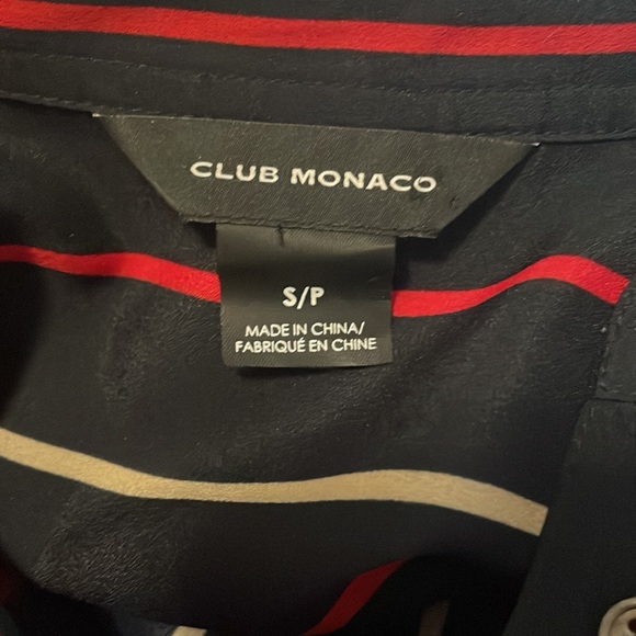 Club Monaco Striped Blouse - Picture 7 of 7